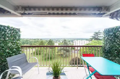 Balcon ou terrasse dans l'établissement Le Merel