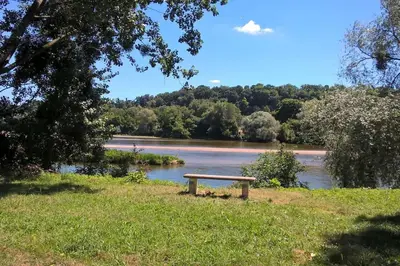 Paysage naturel près de la maison de vacances