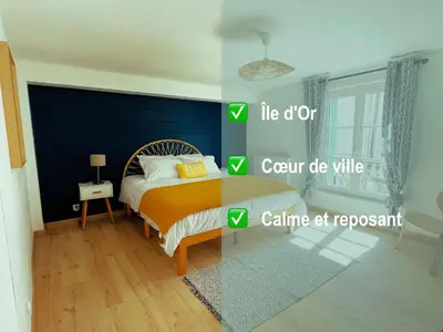 Un ou plusieurs lits dans un hébergement de l'établissement Amboise - L'écrin de Léonard