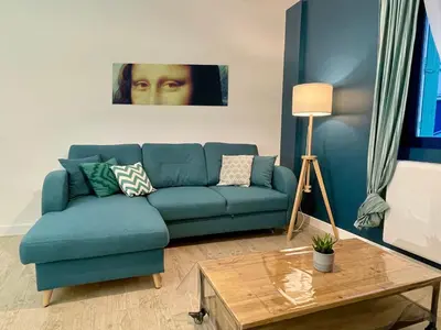Coin salon dans l'établissement Amboise - L'écrin de Léonard