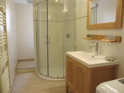 Salle de bains dans l'établissement Gîte Saumurois 7 personnes