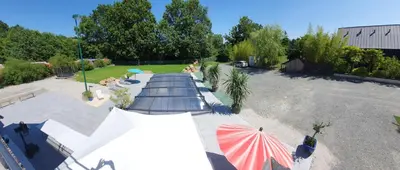 Jardin de l'établissement Grand gîte Touraine 300m2