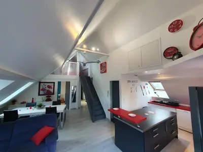 Un ou plusieurs lits dans un hébergement de l'établissement Grand gîte Touraine 300m2