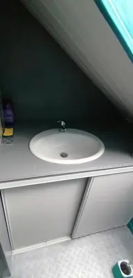 Salle de bains dans l'établissement chambre à 800 mètres du mythique virage de Mulsanne