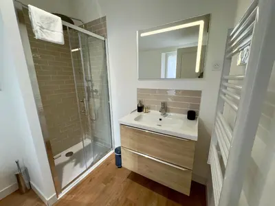 Plan de l'établissement Appartement centre ville climatisé vue Château