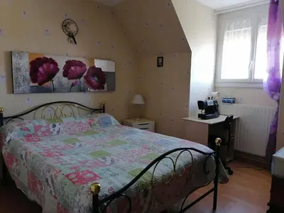 Un ou plusieurs lits dans un hébergement de l'établissement Maison proche circuit 24h du mans