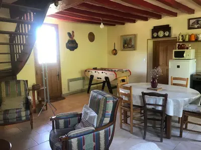 Cuisine ou kitchenette dans l'établissement Le Dorelot du lièvre, maison de caractère