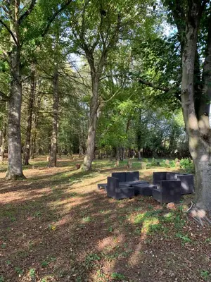 Jardin de l'établissement La Grange d Ave