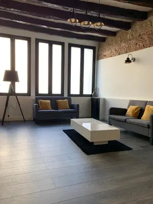 Coin salon dans l'établissement The Grey House