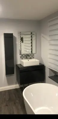 Salle de bains dans l'établissement The Grey House