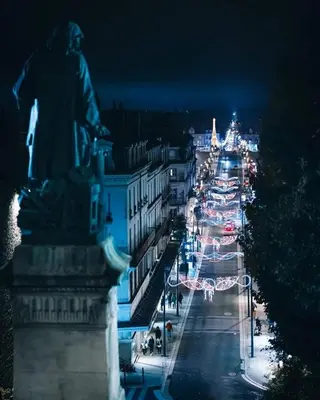 Vue générale sur Blois ou vue de la ville depuis l'appartement