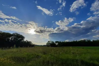Paysage naturel près de la maison de vacances