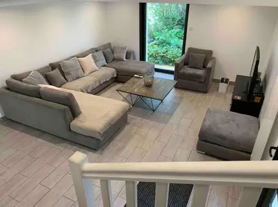 Coin salon dans l'établissement Maison tout confort en Touraine 4 chambres