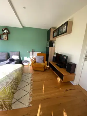 Télévision ou salle de divertissement dans l'établissement Maison idéale circuit-7 pers-proximité hyper centre, transports et tranquillité