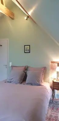 Un ou plusieurs lits dans un hébergement de l'établissement La Maison de Frédéric