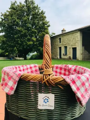 Jardin de l'établissement Gîte AU BOOM COEUR forfait Spa, Dîner & Petit-déjeuner inclus