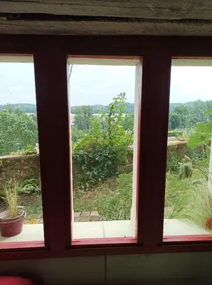 Paysage naturel près de la maison de vacances