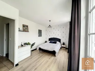 Un ou plusieurs lits dans un hébergement de l'établissement Bienvenue chez Noémie - Arrivée Autonome