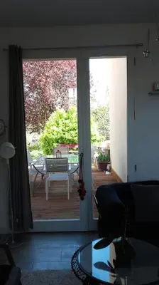 Balcon ou terrasse dans l'établissement MAISON 4 chambres 12 pers à 2,8KM DU CIRCUIT et proche BOULERIES JUMP