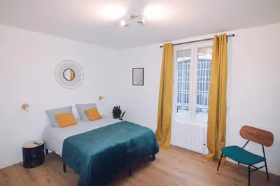 Un ou plusieurs lits dans un hébergement de l'établissement Studios Lsquare Residence AFPA