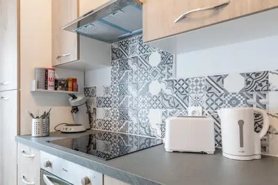 Cuisine ou kitchenette dans l'établissement Le Gamay - à 5 min du château dAmboise