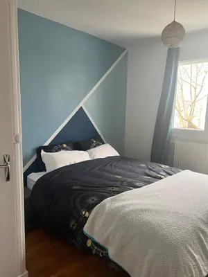 Un ou plusieurs lits dans un hébergement de l'établissement Maison familiale, quartier calme