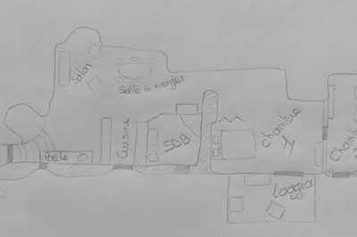 Plan de l'établissement Troglo entre Caves et Châteaux
