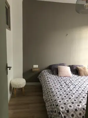Un ou plusieurs lits dans un hébergement de l'établissement Le petit rempart - Appt lumineux 2pers au coeur de Blois