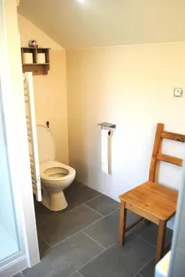 Salle de bains dans l'établissement Le Clos de la Marquise