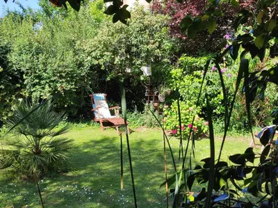 Jardin de l'établissement Chambres d'hôtes de charme sur LE MANS