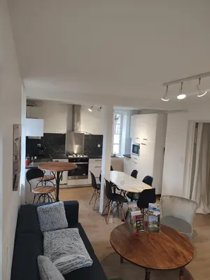 Cuisine ou kitchenette dans l'établissement Château le haut villaumay