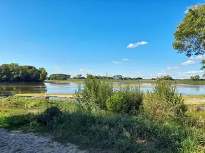 Paysage naturel près de la maison de vacances