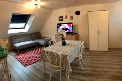 Télévision ou salle de divertissement dans l'établissement Appart T1 Préfecture et Centre