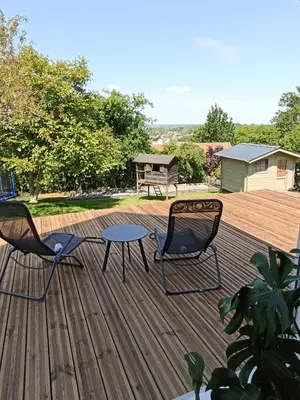 Paysage naturel près de la maison de vacances