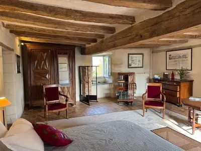 Coin salon dans l'établissement Le Clos Marie