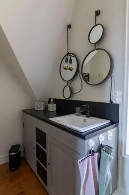 Cuisine ou kitchenette dans l'établissement La maison de Gabin et Augustin