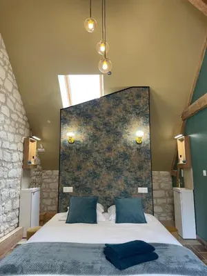 Un ou plusieurs lits dans un hébergement de l'établissement Le Relais, La Dormance, Le Bois Dormant