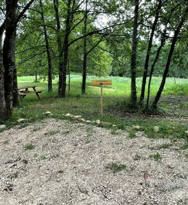 Jardin de l'établissement Le Relais, La Dormance, Le Bois Dormant