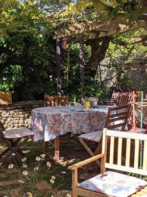 Jardin de l'établissement Chambres d'hôtes La Charmante