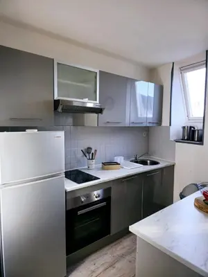 Cuisine ou kitchenette dans l'établissement Le nid de la mésange Parking Gratuit