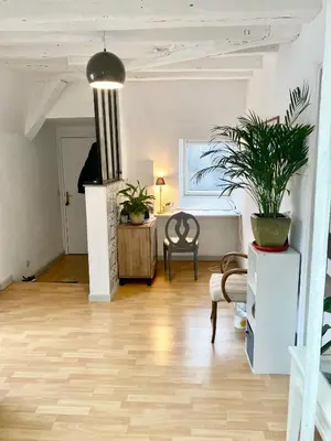 Coin salon dans l'établissement TOURS quartier halles 70m2