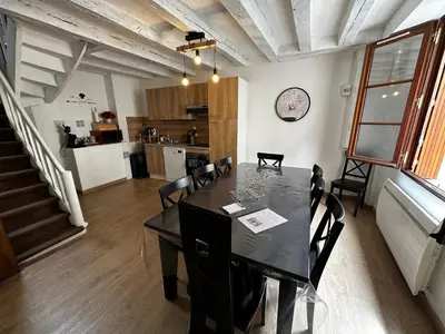 Cuisine ou kitchenette dans l'établissement Chez Samantha au cœur d'Azay