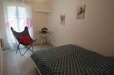 Un ou plusieurs lits dans un hébergement de l'établissement Zoo Zen 6 pers, au coeur de St Aignan