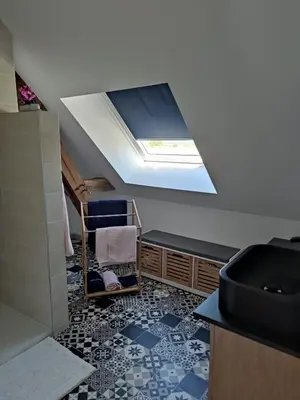Coin salon dans l'établissement Chambre d'hôtes