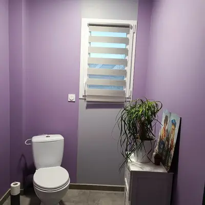 Salle de bains dans l'établissement Maison pour location de chambre circuit 24H et GP
