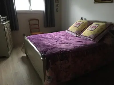 Un ou plusieurs lits dans un hébergement de l'établissement Au Vieux Bourg