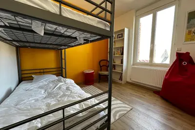 Un ou plusieurs lits dans un hébergement de l'établissement Gite Clos-Allegria com, Amboise, Châteaux de la Loire