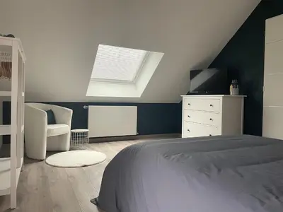 Un ou plusieurs lits dans un hébergement de l'établissement Gîte La Patouille