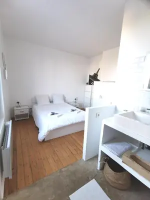Un ou plusieurs lits dans un hébergement de l'établissement Maison de particulier