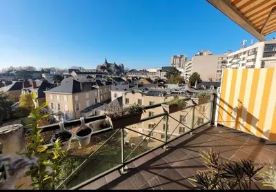 Balcon ou terrasse dans l'établissement Appartement pour les 24 heures